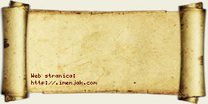 Tanja Belodedić vizit kartica